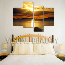 Natural East Sunrise Scenery Canvas Painting For Bedroom Decor